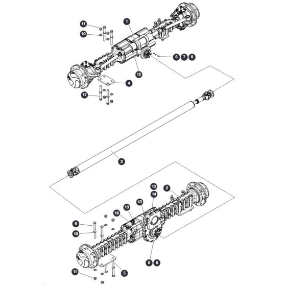 Axles for Skyjack SJ9664 RT Scissor Lift