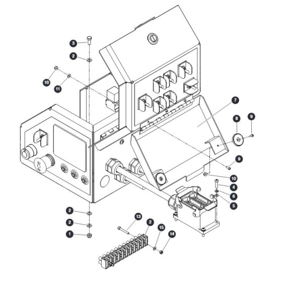 Base Control Box Hardware for Skyjack SJ9664 RT Scissor Lift