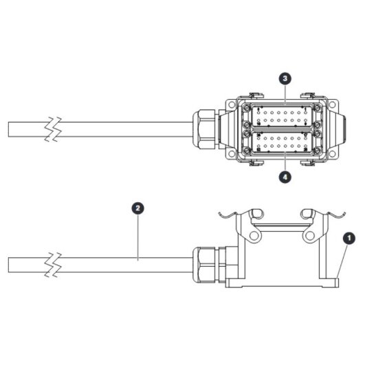 Base Control Cable for Skyjack SJ9664 RT Scissor Lift