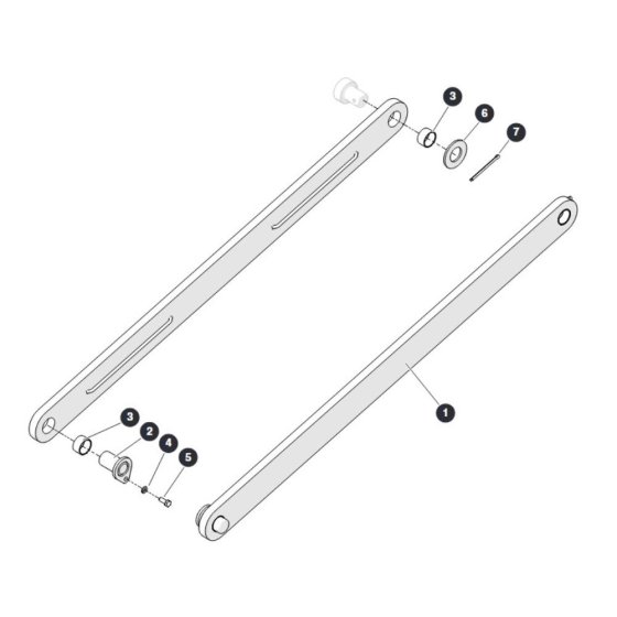 Centering Link for Skyjack SJ9664 RT Scissor Lift