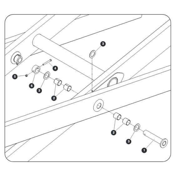 Center Pin for Skyjack SJ9664 RT Scissor Lift