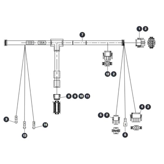 Control B Harness for Skyjack SJ9664 RT Scissor Lift