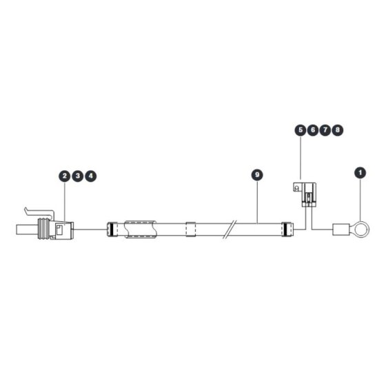 ECU Power Harness for Skyjack SJ9664 RT Scissor Lift