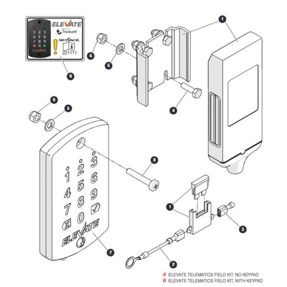 Elevate Telematics for Skyjack SJ9664 RT Scissor Lift