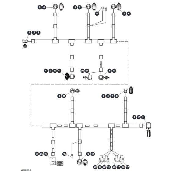 GP401 Controller Harness for Skyjack SJ9664 RT Scissor Lift