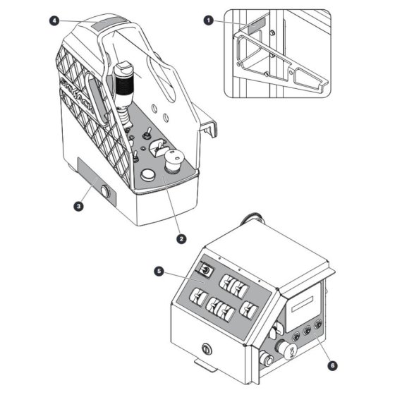 Labels - Control Boxes for Skyjack SJ9664 RT Scissor Lift