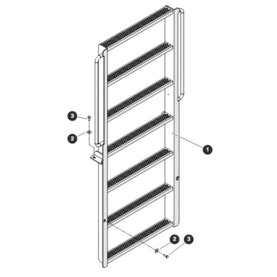 Ladder for Skyjack SJ9664 RT Scissor Lift