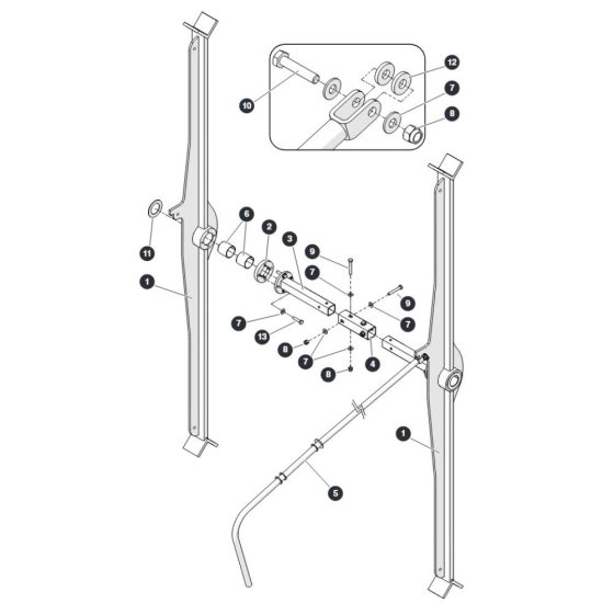 Maintenance Stand for Skyjack SJ9664 RT Scissor Lift