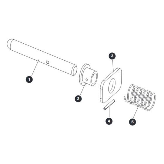 Gate Latch Assembly for Skyjack SJIII 3215 (10000996 - 10999999) DC Scissor Lift