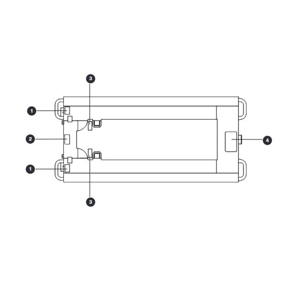 Labels - Chassis Top for Skyjack SJIII 3215 (10000996 - 10999999) DC Scissor Lift