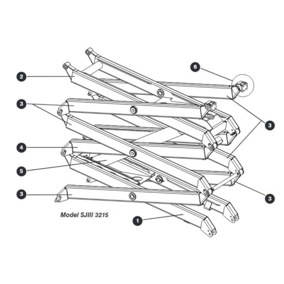 Scissor Stack for Skyjack SJIII 3215 (10000996 - 10999999) DC Scissor Lift