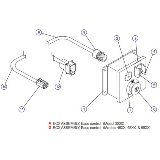Base Control Box Assembly for Skyjack SJIII 3220 DC Scissor Lift