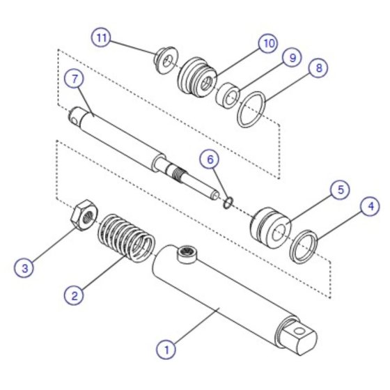 Brake Cylinder Assembly for Skyjack SJIII 3220 DC Scissor Lift