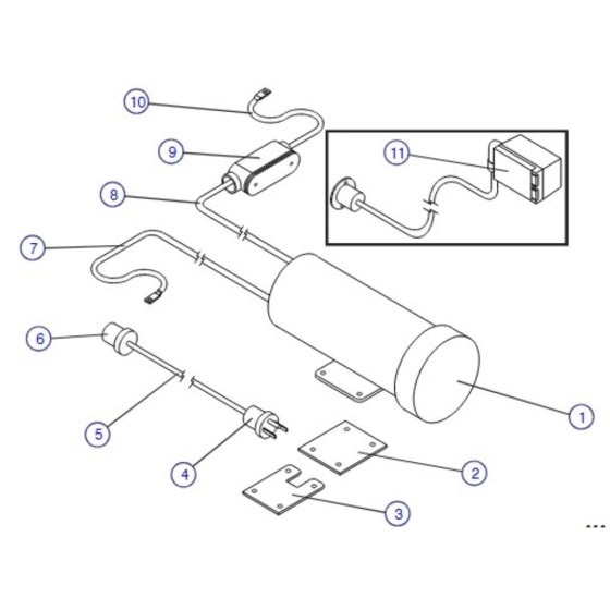 800 Watt Generator Assembly for Skyjack SJIII 3220 DC Scissor Lift