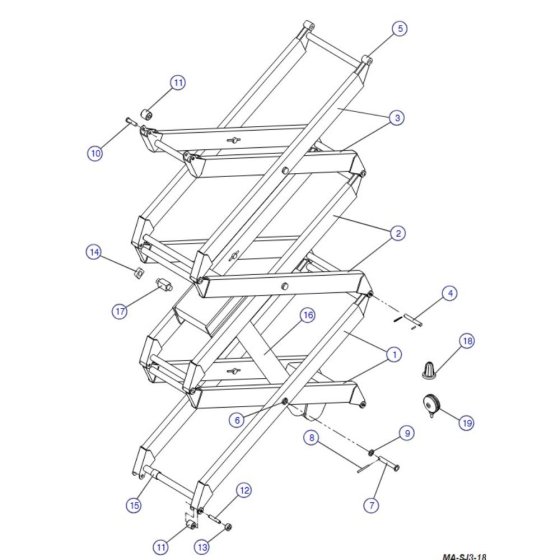 Scissor Arm for Skyjack SJIII 4620 (66005 - 66429 700000 - 704418) DC Scissor Lift