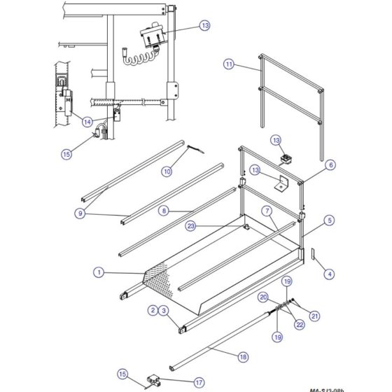Powered Extension Platform for Skyjack SJIII 4626 (700000 - 704418) DC Scissor Lift