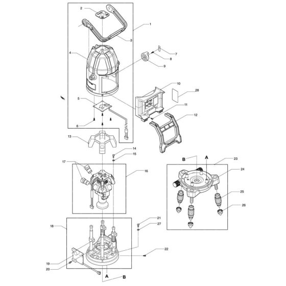 Makita SK10GD Assembly