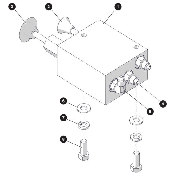 Brake Release Manifold Assembly for Skyjack SJ3215 DC Scissor Lift