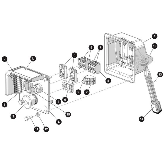 Base Control Assembly for Skyjack SJ3215 DC Scissor Lift