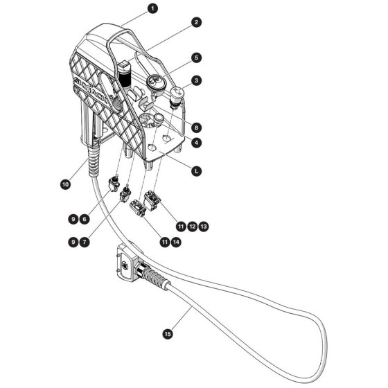 Control Box Cover Assembly for Skyjack SJ3215 DC Scissor Lift
