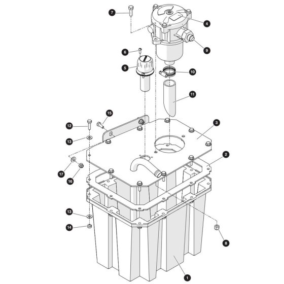 Hydraulic Tank Assembly for Skyjack SJ3215 E DC Scissor Lift
