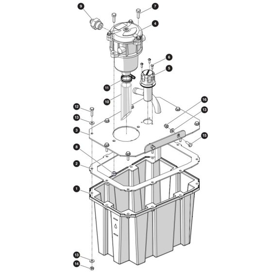 Hydraulic Tank Assembly for Skyjack SJ3219 DC Scissor Lift