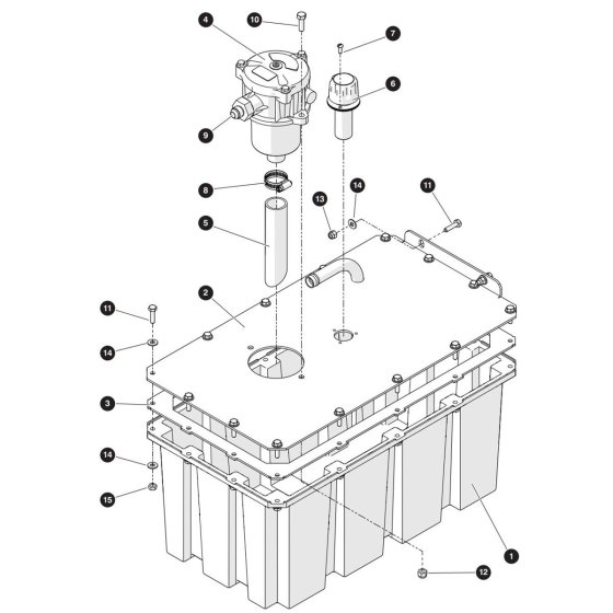 Hydraulic Tank Assembly for Skyjack SJ3220 E DC Scissor Lift