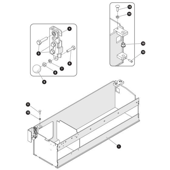 Battery Tray Assembly for Skyjack SJ3220 E DC Scissor Lift