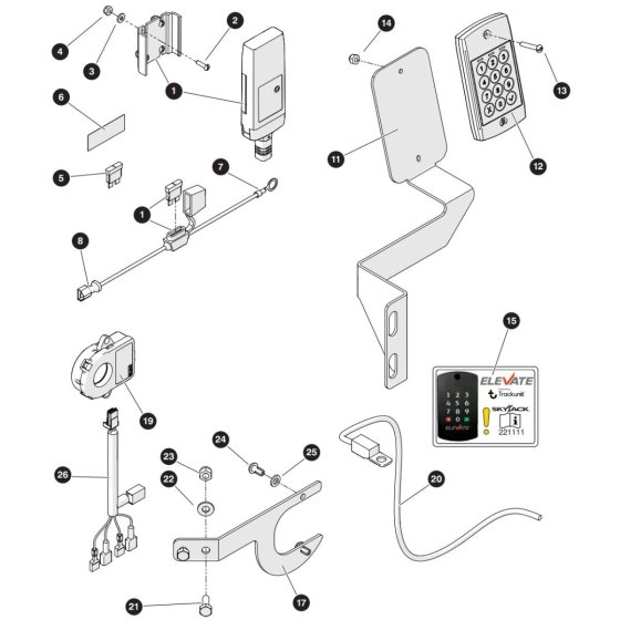 Elevate Telematics for Skyjack SJ3220 E DC Scissor Lift