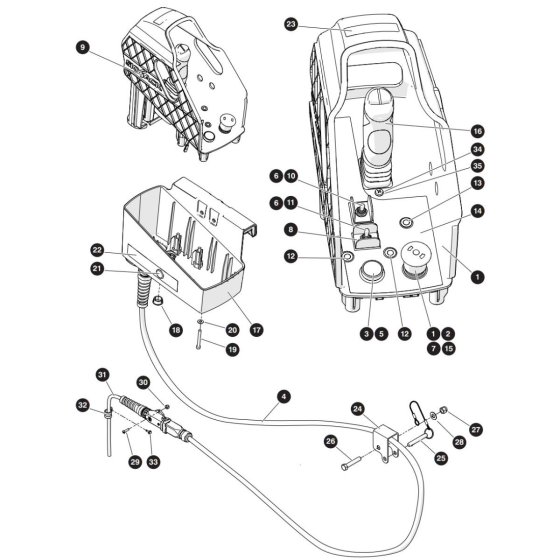 Platform Control Box Assembly for Skyjack SJ3220 E DC Scissor Lift