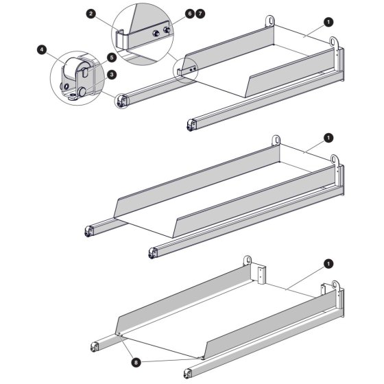 Extension Platform Assembly for Skyjack SJ3226 DC Scissor Lift