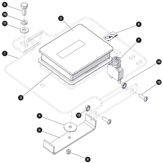 Display Module Assembly for Skyjack SJ3226 DC Scissor Lift