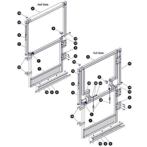 Gate Assembly for Skyjack SJ3226 DC Scissor Lift