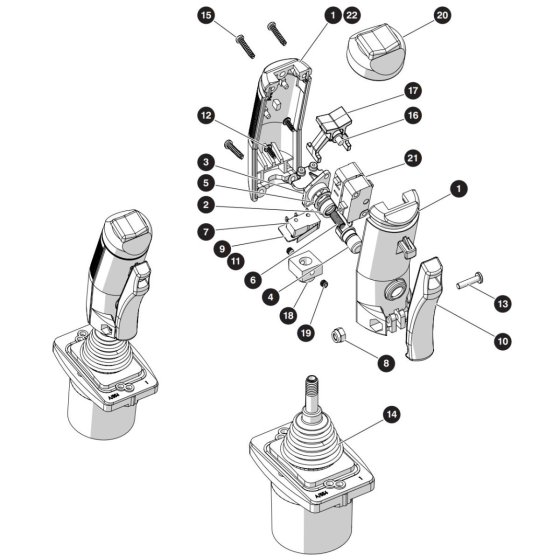 Joystick Assembly for Skyjack SJ3226 DC Scissor Lift
