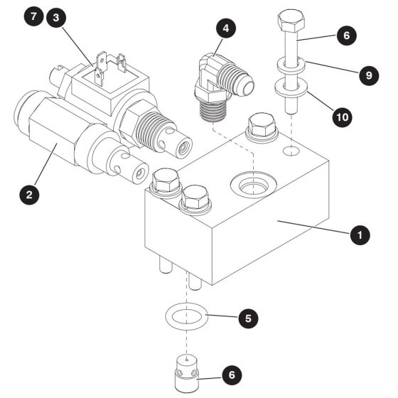 Holding Valve Assembly for Skyjack SJ8841 RT Scissor Lift