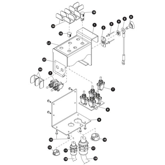 Generator Control Console Assembly for Skyjack SJ8841 RT Scissor Lift