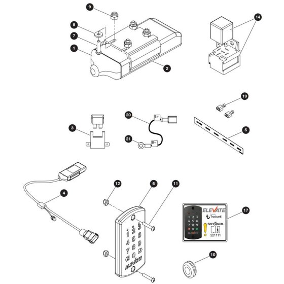 Elevate Telematics for Skyjack SJ8841 RT Scissor Lift