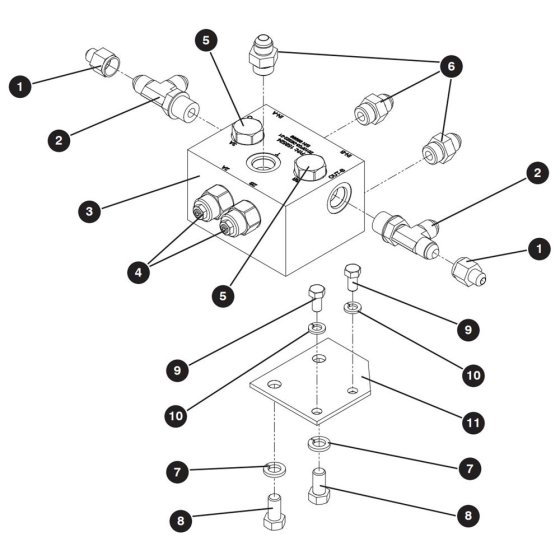 Motion Control Valve Assembly for Skyjack SJ9250 RT Scissor Lift