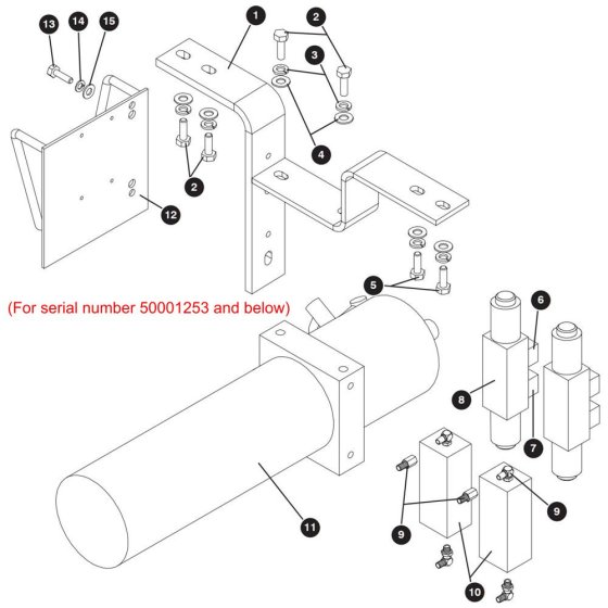 Powered Extension Power Unit Assembly -1 for Skyjack SJ9250 RT Scissor Lift