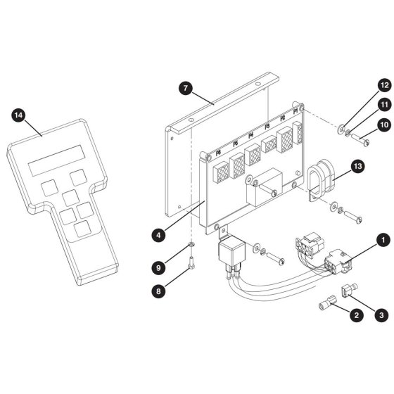 Control Module Assembly for Skyjack SJIII 3219 DC Scissor Lift