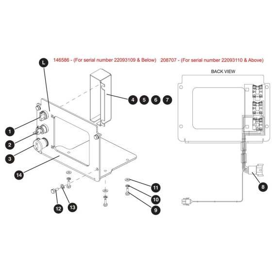 Base Control Console Assembly for Skyjack SJIII 3219 DC Scissor Lift