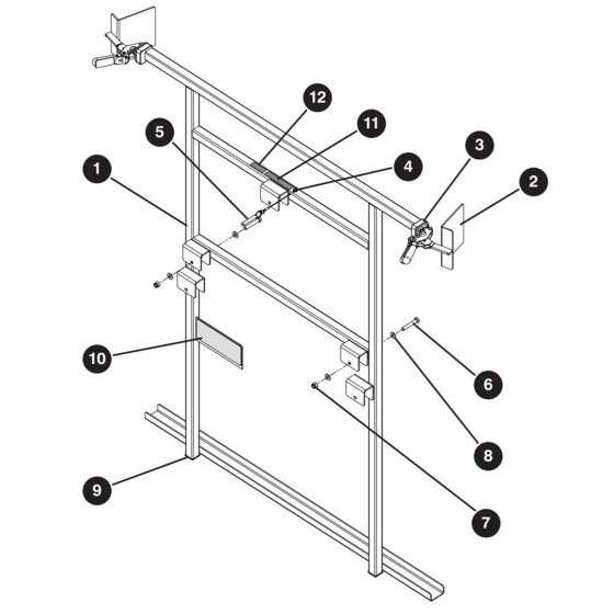 Board Carrier Assembly for Skyjack SJIII 3219 DC Scissor Lift