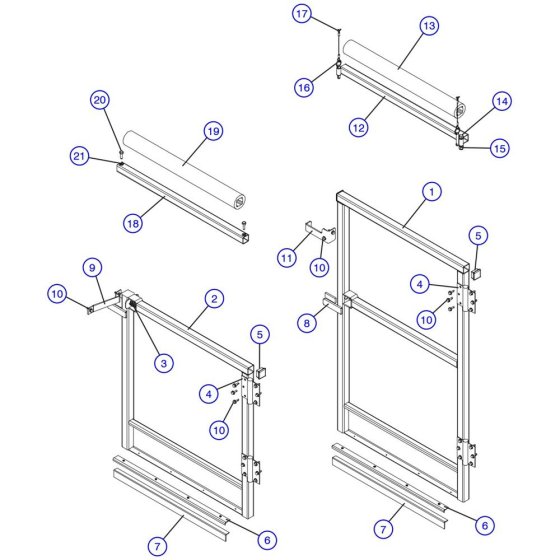 Entrance Gate Assembly for Skyjack SJIII 3226 DC Scissor Lift