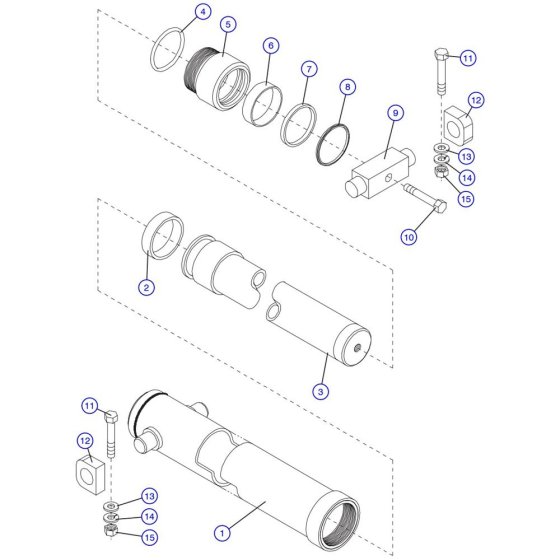 Lift Cylinder Assembly for Skyjack SJIII 3226 DC Scissor Lift