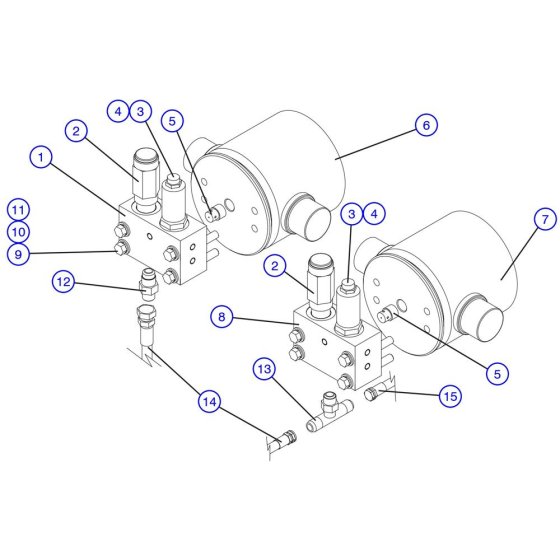Holding Valve Assembly for Skyjack SJIII 3226 DC Scissor Lift