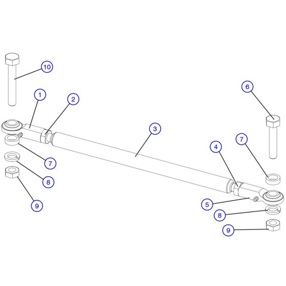 Tie Rod Assembly for Skyjack SJIII 3226 DC Scissor Lift