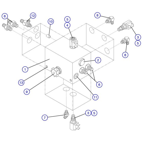 Rear Drive Manifold Assembly for Skyjack SJIII 3226 DC Scissor Lift