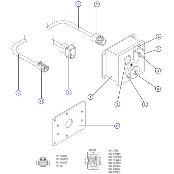 Base Control Box Assembly for Skyjack SJIII 3226 DC Scissor Lift