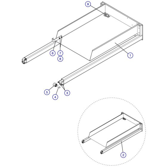 Extension Platform Assembly for Skyjack SJIII 3226 DC Scissor Lift