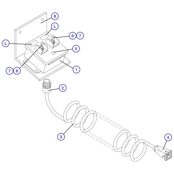 Powered Extension Platform Control Box Assembly for Skyjack SJIII 3226 DC Scissor Lift